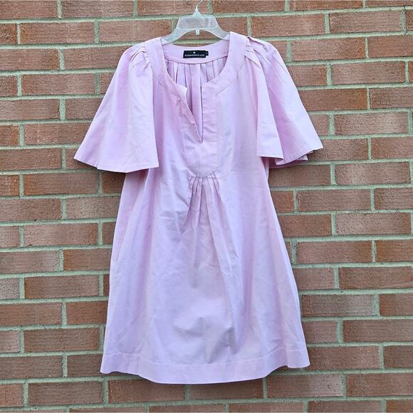 Tuckernuck Pomander Place Lilac Finley Flutter Sleeve Dress Medium - Picture 6 of 10